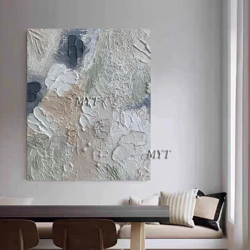 

Palette Knife Oil Painting Abstract Thick Acrylic Canvas Picture Frameless Handmade Decoration Art Wall New Design Piece Artwork