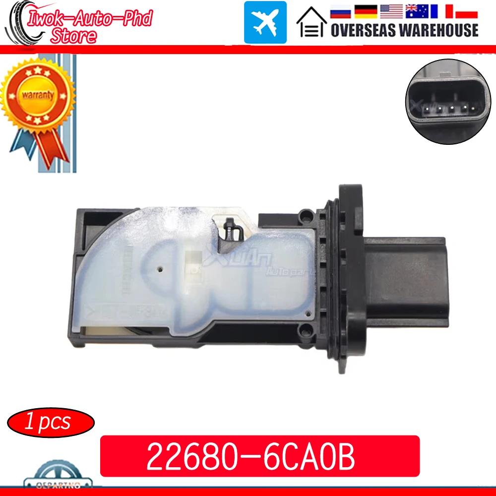 

Автомобильный новый датчик массового расхода воздуха MAF 22680-6CA0B, подходит для INFINITI QX50 QX55 QX60 NISSAN ALTIMA PATHFINDER ROGUE SENTRA 22680-5NA0A