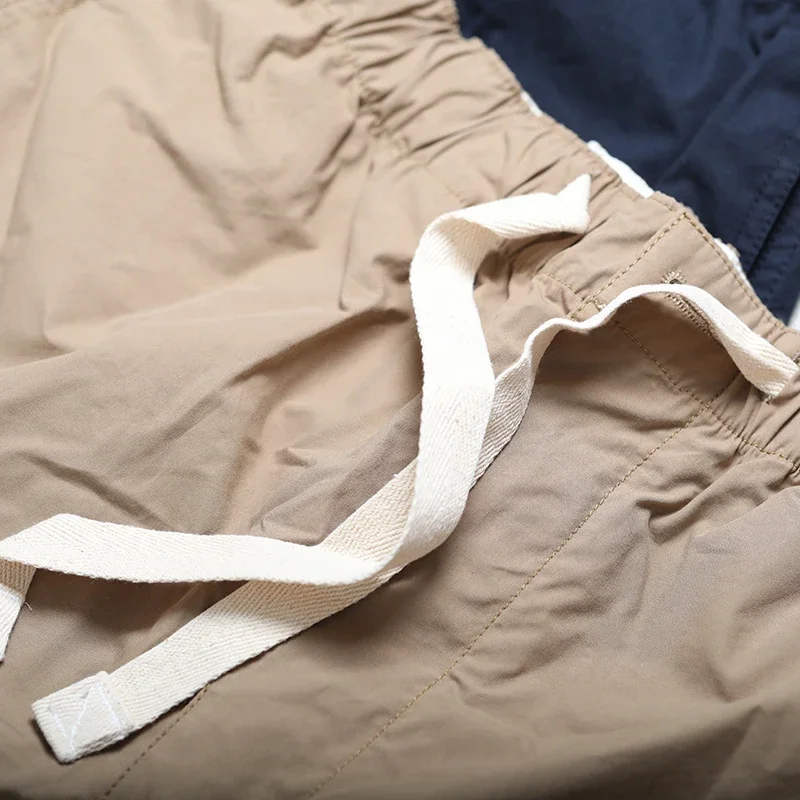 2025 Spot nanamica Easy Shorts 23SS verstelbare casual short met gewassen kerngaren en trekkoord