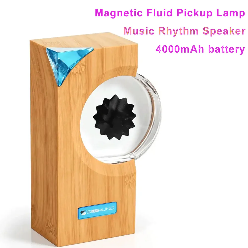 

Magnetic Fluid Pickup Lamp Music Companion Portable Music Rhythm Lamp Desktop Decoration Decompression Toy Decorations