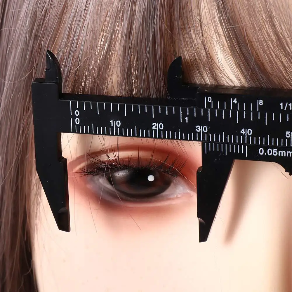 80mm Novice Sliding Design Makeup Tools Professional Vernier Caliper Eyebrow Measuring Ruler Measurement Tools Thrush Artifact