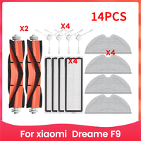 Classy-For Xiaomi Mijia 1C 1T Mi Dreame F9 Robot Vacuum Mop Hepa Filter Main Side Brush Mop Cloth Vacuum Cleaner Accessories
