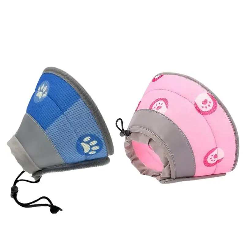 

Cat Cone Collar Adjustable Pet Comfort Cone Collar Lightweight Printed Dog Recovery Collar for Puppies cats dogs and Kittens