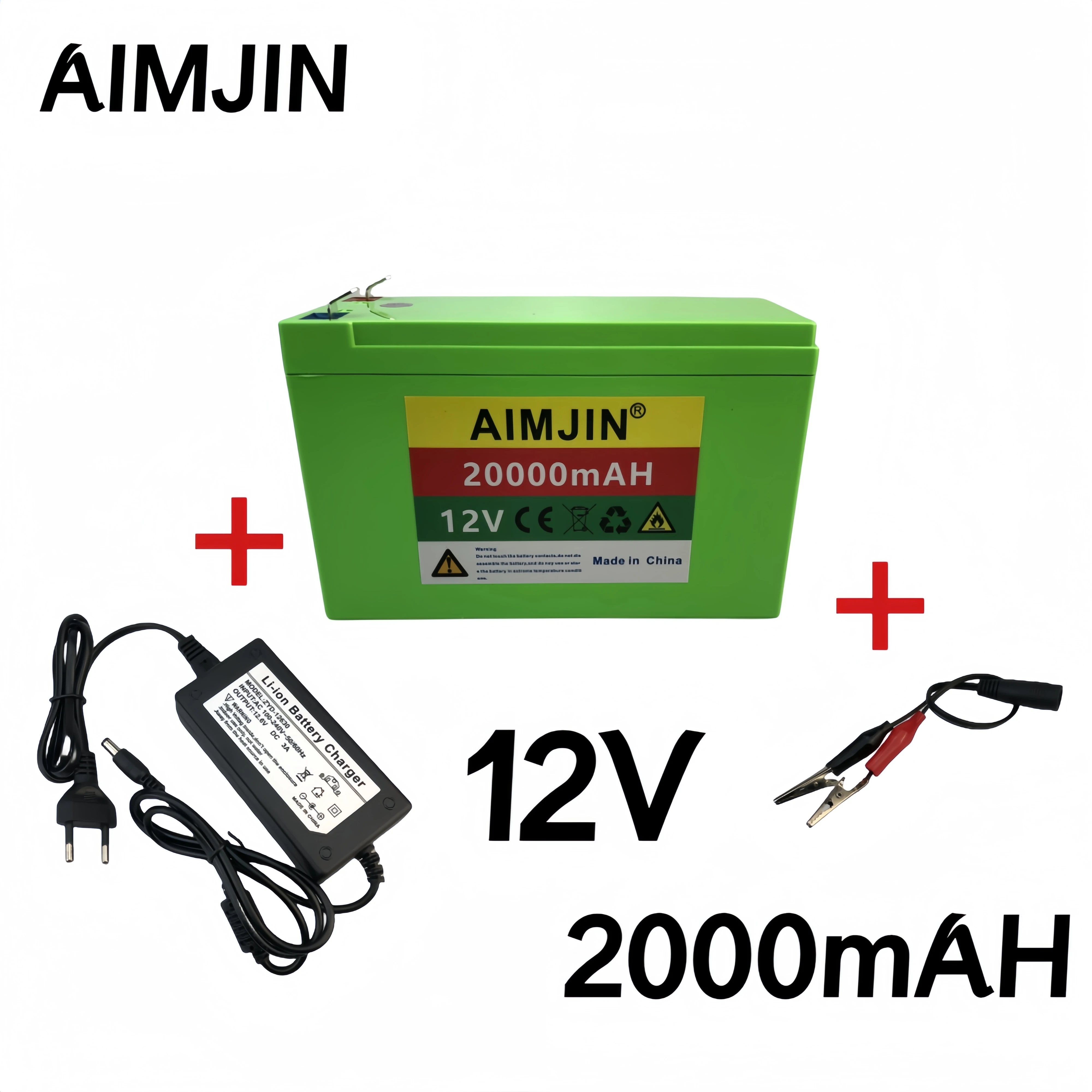 

12V 2000mAH 18650 3S6P rechargeable lithium battery pack, suitable for electric spray battery+3A charger