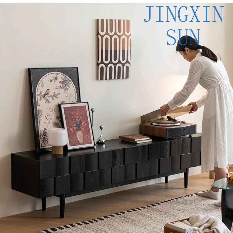Luxury Entertainment Modern TV Stand Center Electric Fireplace Floating Design Wooden Console Cabinet Muebles Para Hogar
