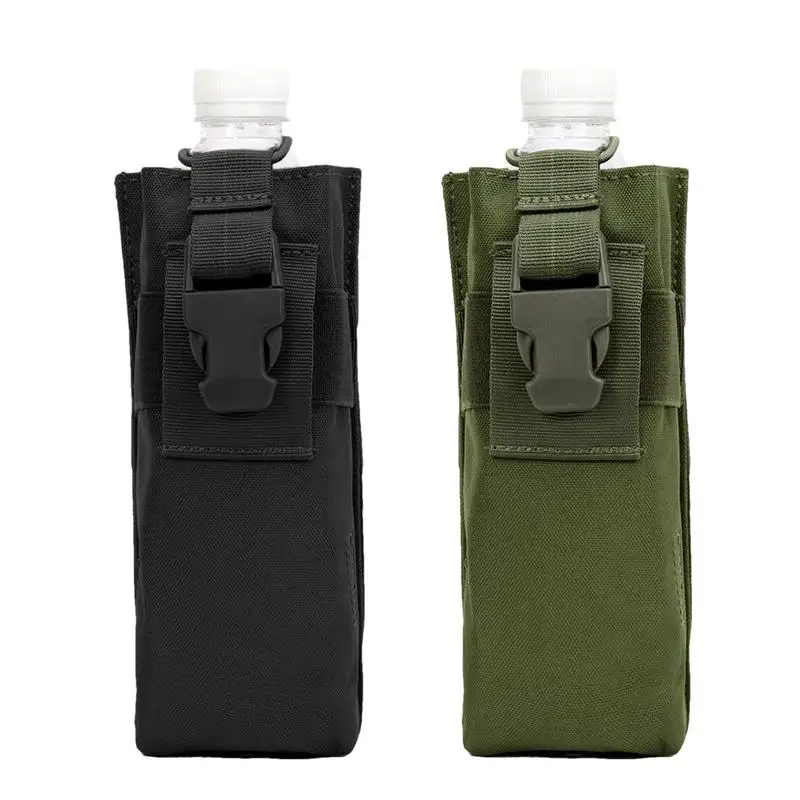Bolsa portabotellas de agua, soporte ajustable para botella de agua, bolsa de cintura para Walkie Talkie, bolsa multifuncional para botella de agua diaria