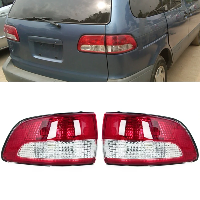 

Фонарь задний в сборе для Toyota Sienna 2001-2004: указатель поворота, стоп-сигнал, фонарь заднего хода, 8155008020