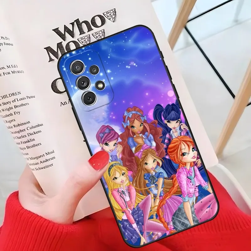 Girl W-Winx Clubs Phone Case For Samsung Galaxy A33 A31 A50 A32 A73 A40 A20 A23 A34 A14 A54 Back Cover