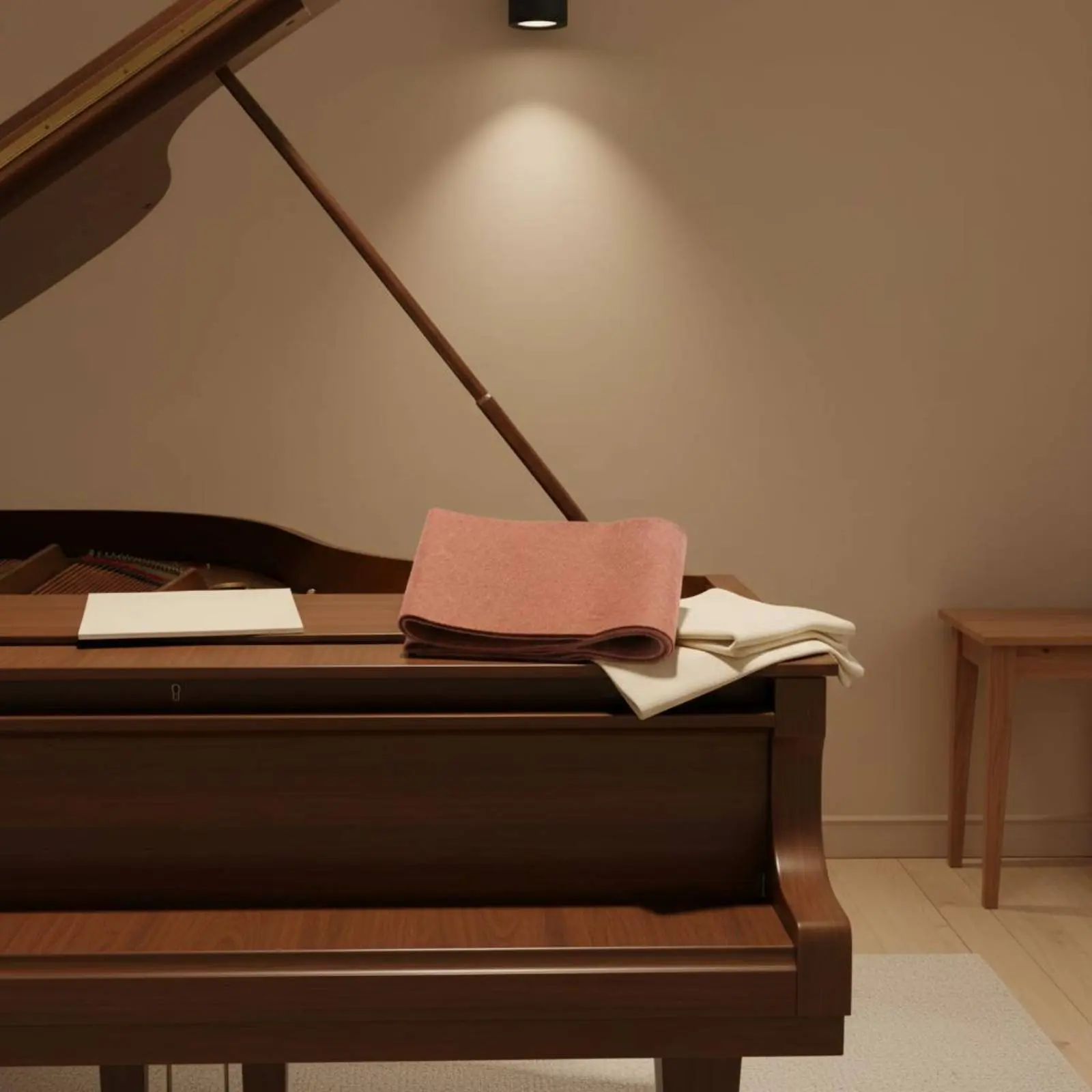 Grand Piano Sheet Rack Cover Anti Wear Piano Music Stand Felt Self-Adhesive Felt Strip Thickened Musical Instrument Accessory
