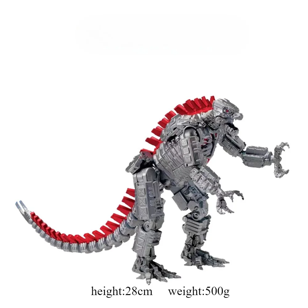 Mechanical Godzilla Figurine Movable Joint Deformable Handheld Mobile Models Drop Resistant Desktop Decoration Ornament Toy Gift