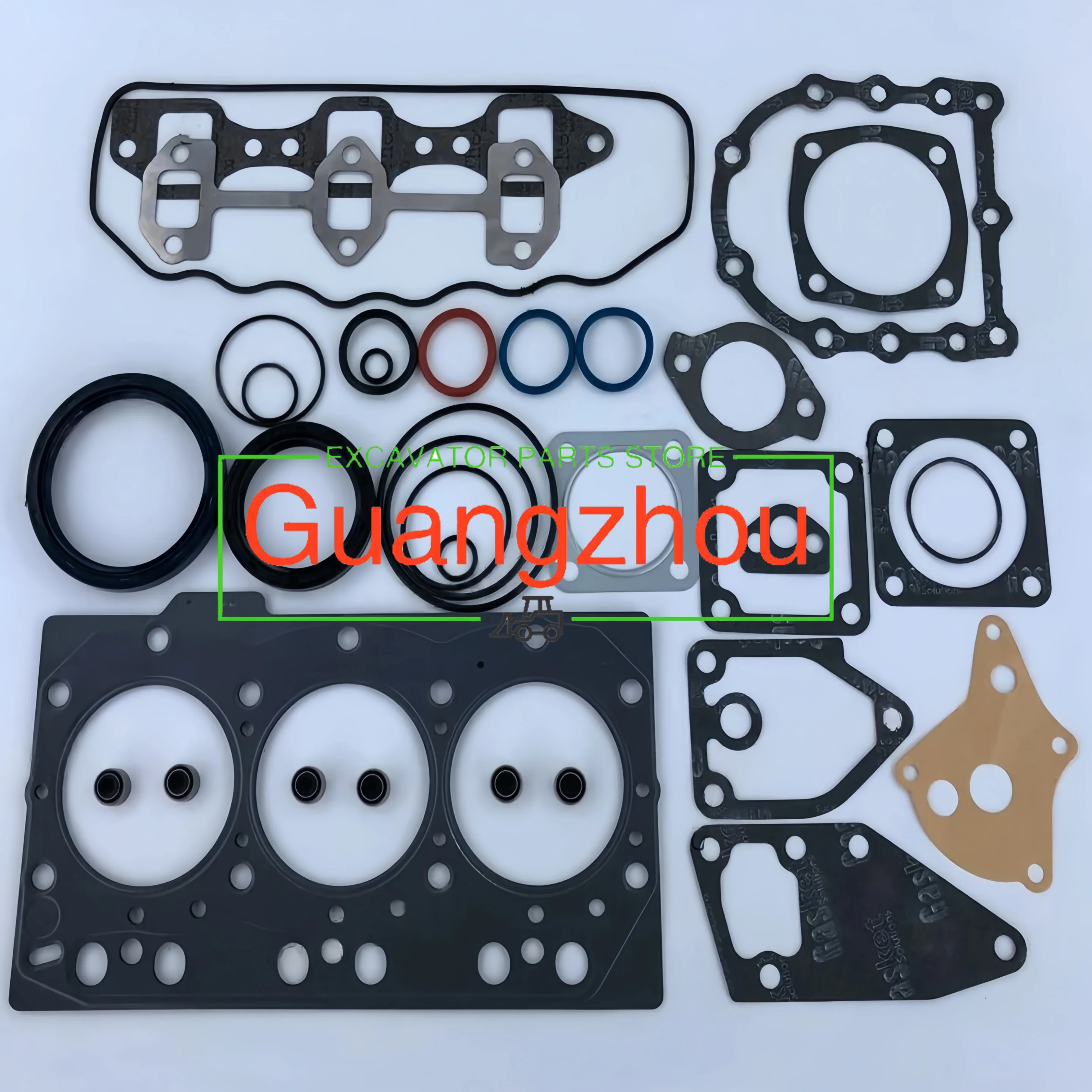 Kit completo de juntas de motor 3TNE78 YM129795-01800 para tractor Komatsu F210H F-7H FE-240 FT250, reparación de motor Kobelco SK025