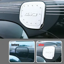 For Toyota Land Cruiser 120 Prado FJ120 2003 2004 2005 2006 2007 2008 2009 Chrome Fuel Tank Cover Car-styling Tuning Accessory