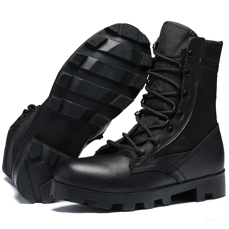 عالية الجودة الذكور الأحذية الصحراء أحذية قتالية في الهواء الطلق حذاء للسير مسافات طويلة التدريب الأحذية التكتيكية عدم الانزلاق الرجال الأحذية مقاومة للاهتراء 2026 #2