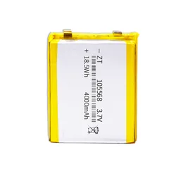 2-10pcs 105568 3.7V 5000mAh Li Polymer Lithium LiPo Battery For E-book tablet pc laptop power bank video game GPS DVD Batteries