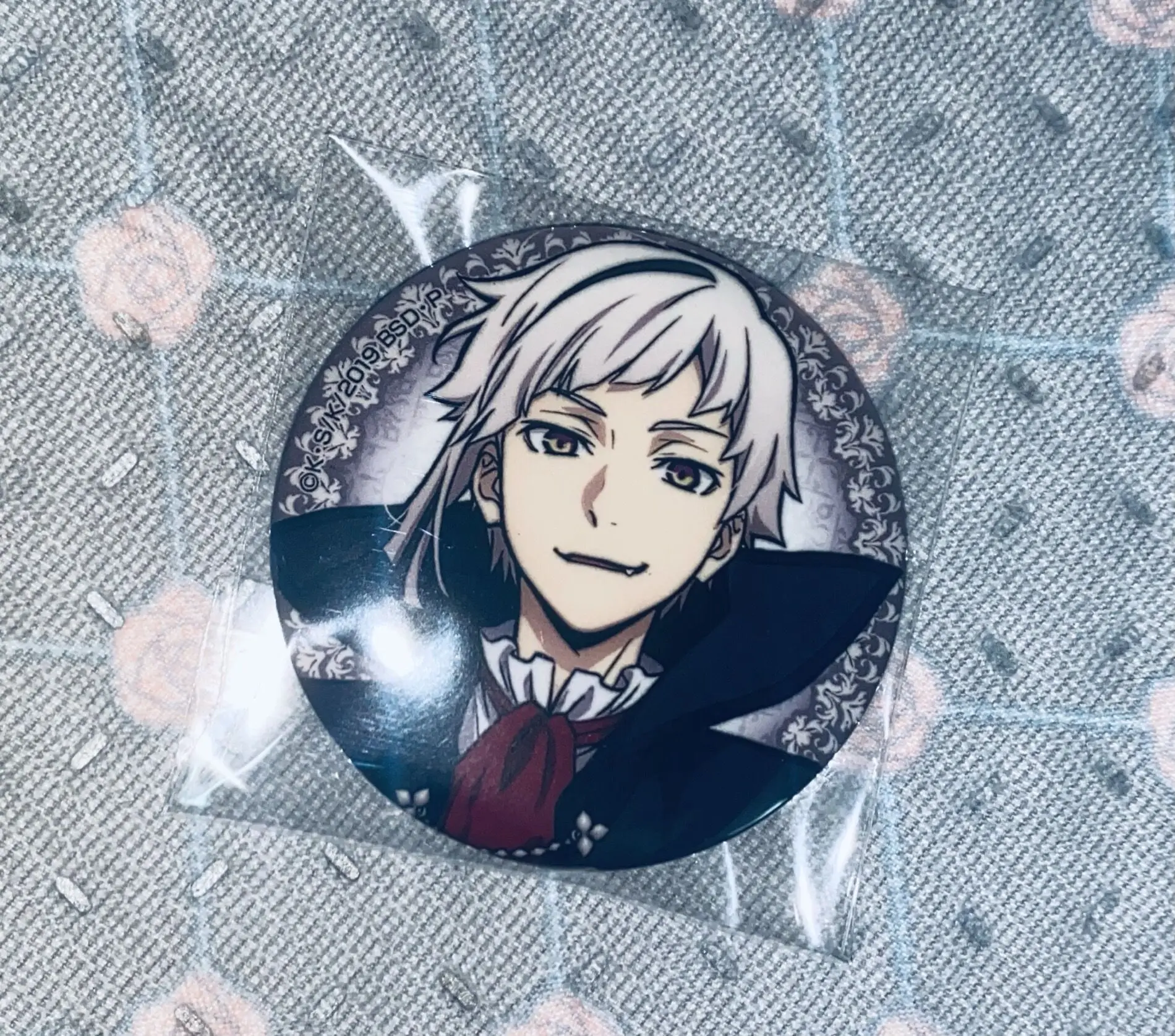 "Bungou Stray Dogs" و"Dazai Osamu Nakajima Atsushi" cp Vampire Bar شارة قلادة كوسبلاي