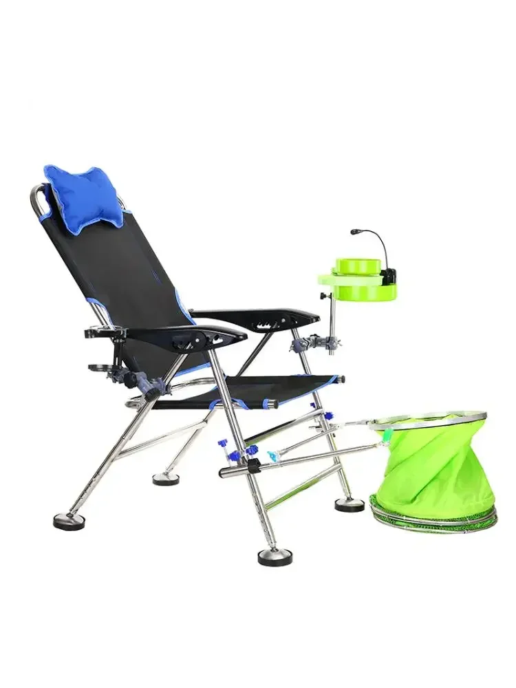 2018 new fishing chair folding multifunctional leisure chair portable fishing stool outdoor fishing supplies