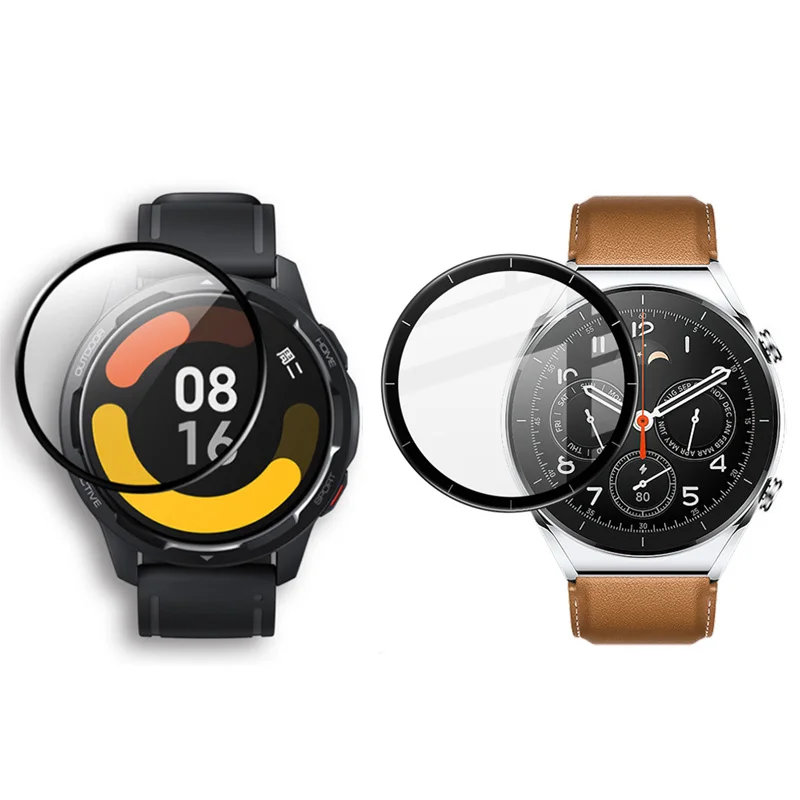 3D Cong Mềm Mại Edge Màng Bảo Vệ Full Bao Da Bảo Vệ Cho Xiaomi Dây S1 Hoạt Động Thể Thao Tấm Bảo Vệ Màn Hình Phụ Kiện Thông Minh