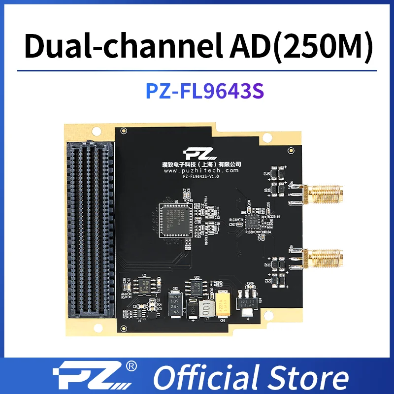 

PZ-FL9643S Puzhi Dual-channel high-speed AD (250M) модуль fpga FMC LPC