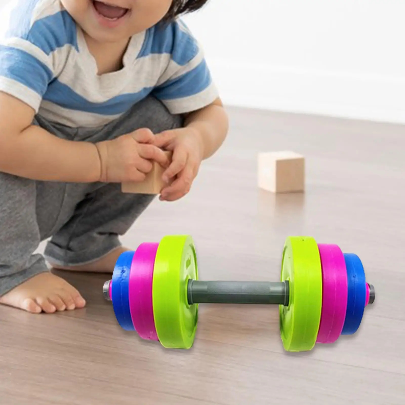 Kids Toys Dumbbells Role Playing Boys Toy Pretend Toddlers Gym Weights