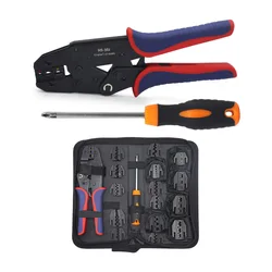 Hand Tools Wire Terminal Crimping Pliers HS-30J Multifunctional Carbon Steel Crimping Pliers For Insulated Terminals