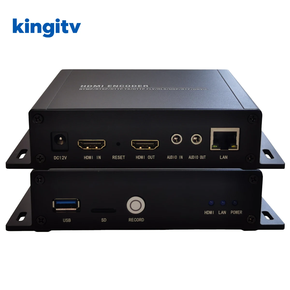 

H265 4K HD Video Encoder 4096x2160 Ultra Low Latency Video Stream Encoder with Recording Function