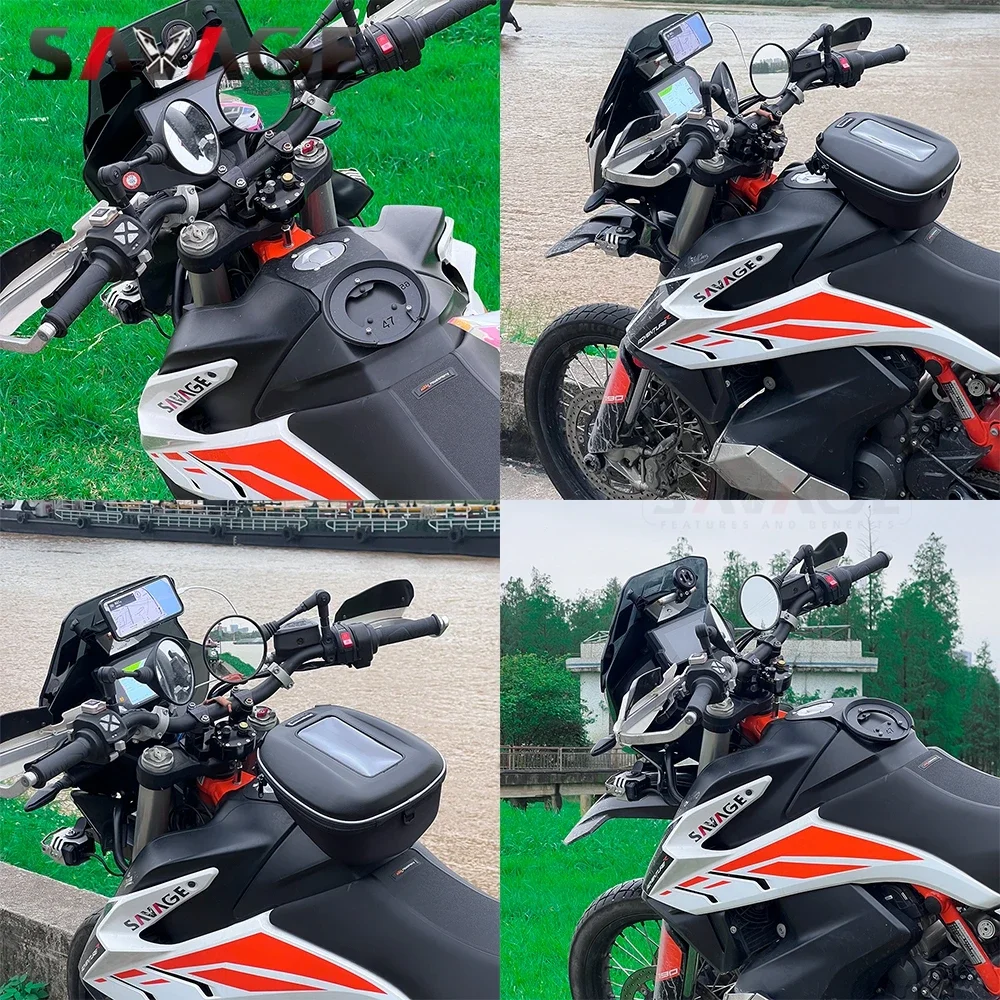 For 390 790 890 Adventure 2019-2024 790adv 890adv Waterproof Tanklock Luggage Tank Bag Quick Release Storage Bags Fuel Tank Bag