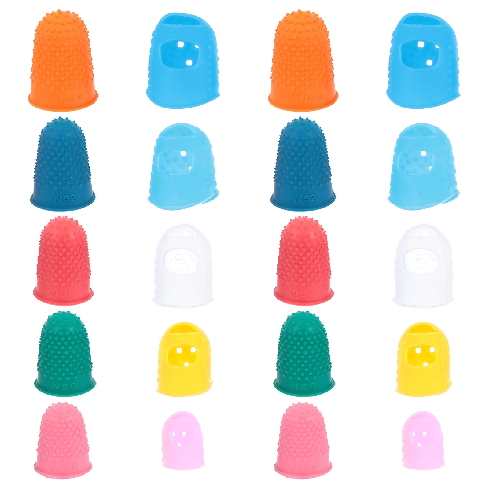 

Guitar Finger Cots Rubber Fingertip Cover Covers Protection Learner Guard Cap Protector