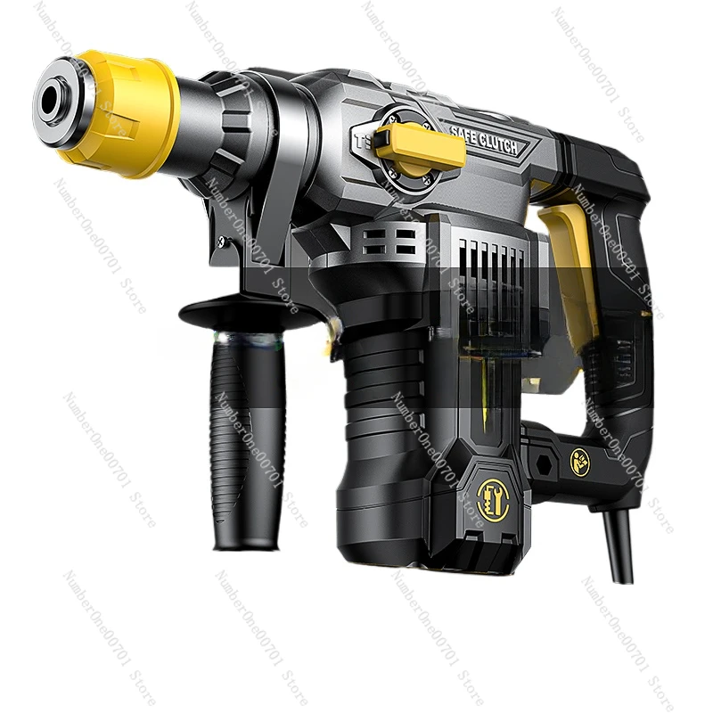 Electric hammer and electric pickaxe dual-purpose high-power impact drill bit to hit concrete dust-proof household wall