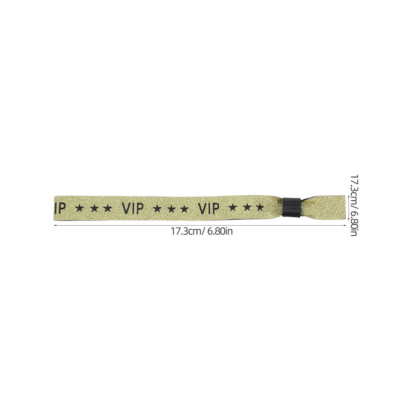 Pulseras Vip doradas de 20 piezas, pulseras de fiesta impermeables para eventos, conciertos, festivales, bodas, parque de atracciones, bandas de admisión de tela