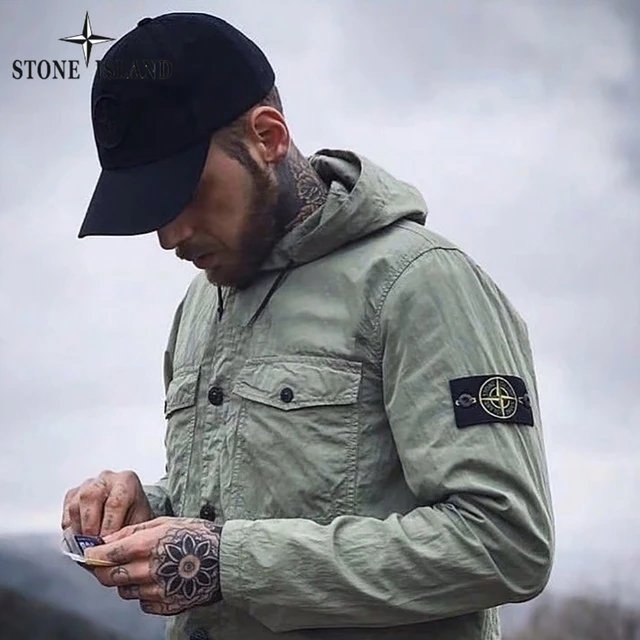 2023 Stone Island Man jacket with long sleeves AliExpress