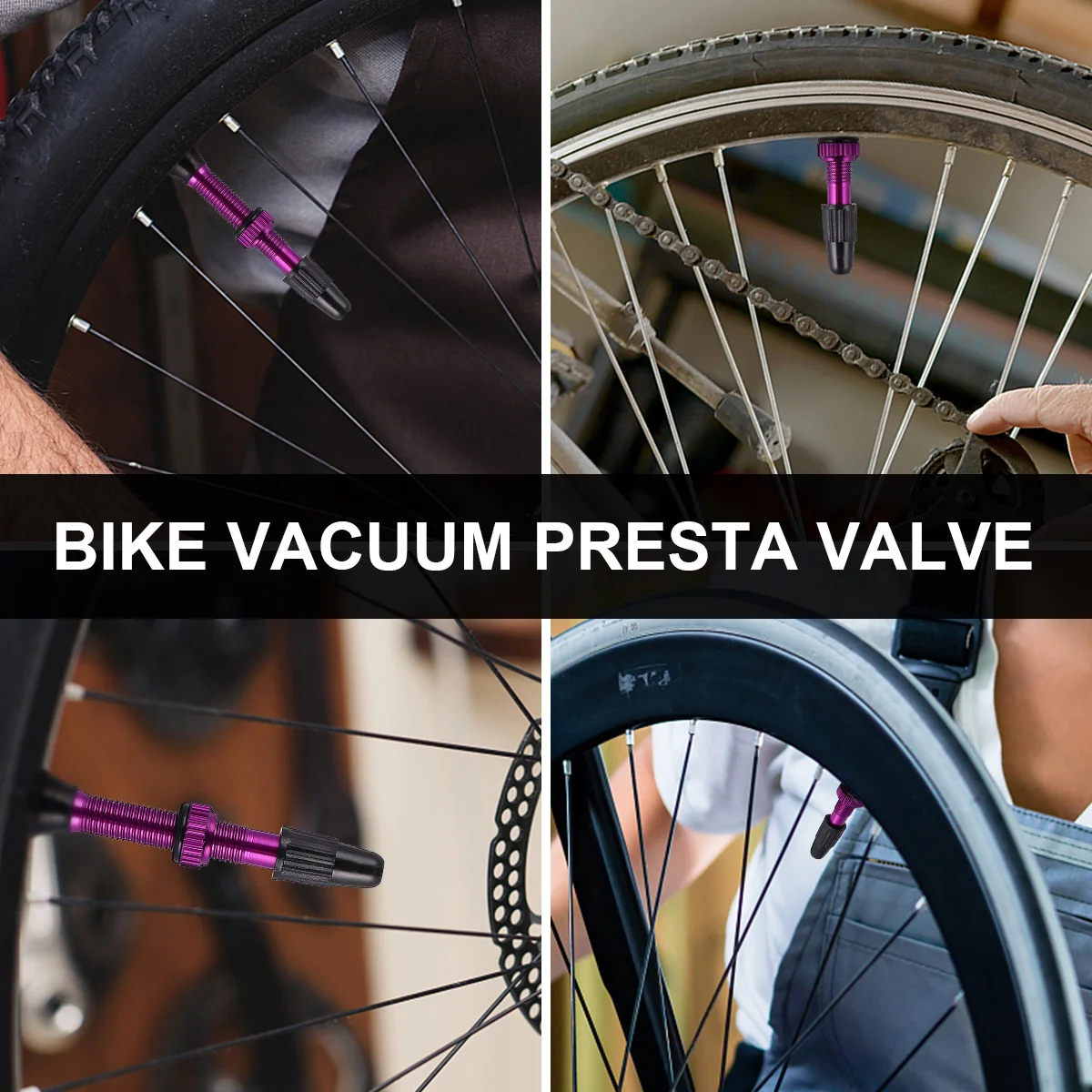 

1Pcs 40Mm Valve High-Pressure Bike Inflating Valve for Tubeless Tires Mountain Cycling Reliable Air Retention Smooth