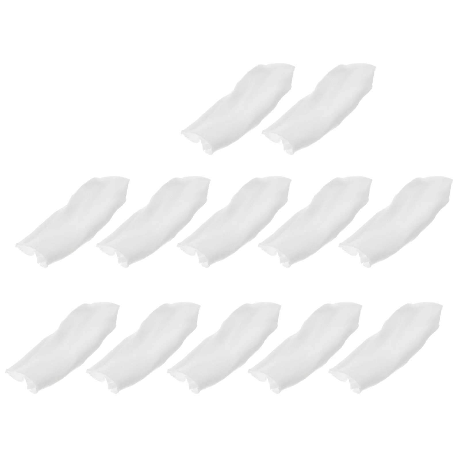 200pcs Cotton Finger Cover Sweatproof Anti-Scratch Protective Finger Cot for Home Store (White) Finger Protector