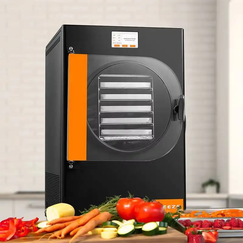 

Stainless Steel 6 Trays Home Use 10Kg Freeze Dryer Hine Set For Food