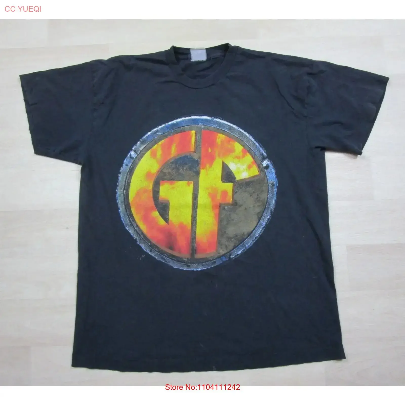 GOREFEST T SHIRT GF Death Metal Band VINTAGE 90s Nuclear Blast Netherlands vintage Washed streetwear Soft Top For Everyday Wear