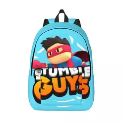 Mochila Super Stumble Guys para estudante do ensino primário, Bookbag para meninos e meninas, Daypack Gift