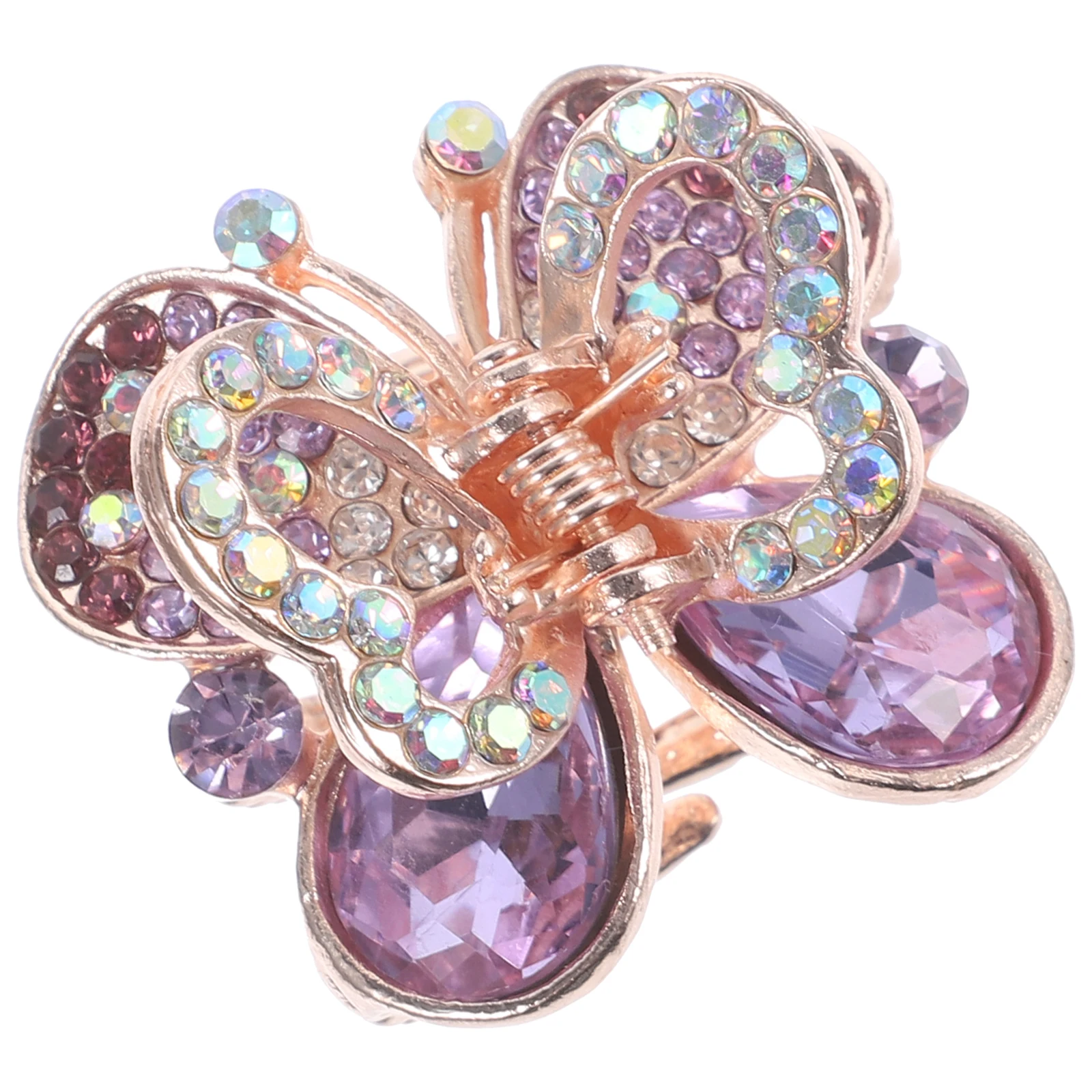 

Rhinestone Clips Jaw Claw Butterfly Metal Crystal Long Clasp Thick Fine Hair Holding Wedding Party Prom Everyday Use Hair Tools