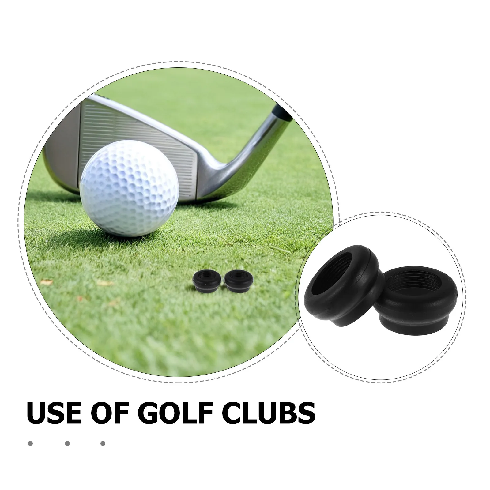 Golf Grip Trainer Donuts 2 Pack Sweat Absorbing Breathable Covers for Comfortable Extended Practice Sessions