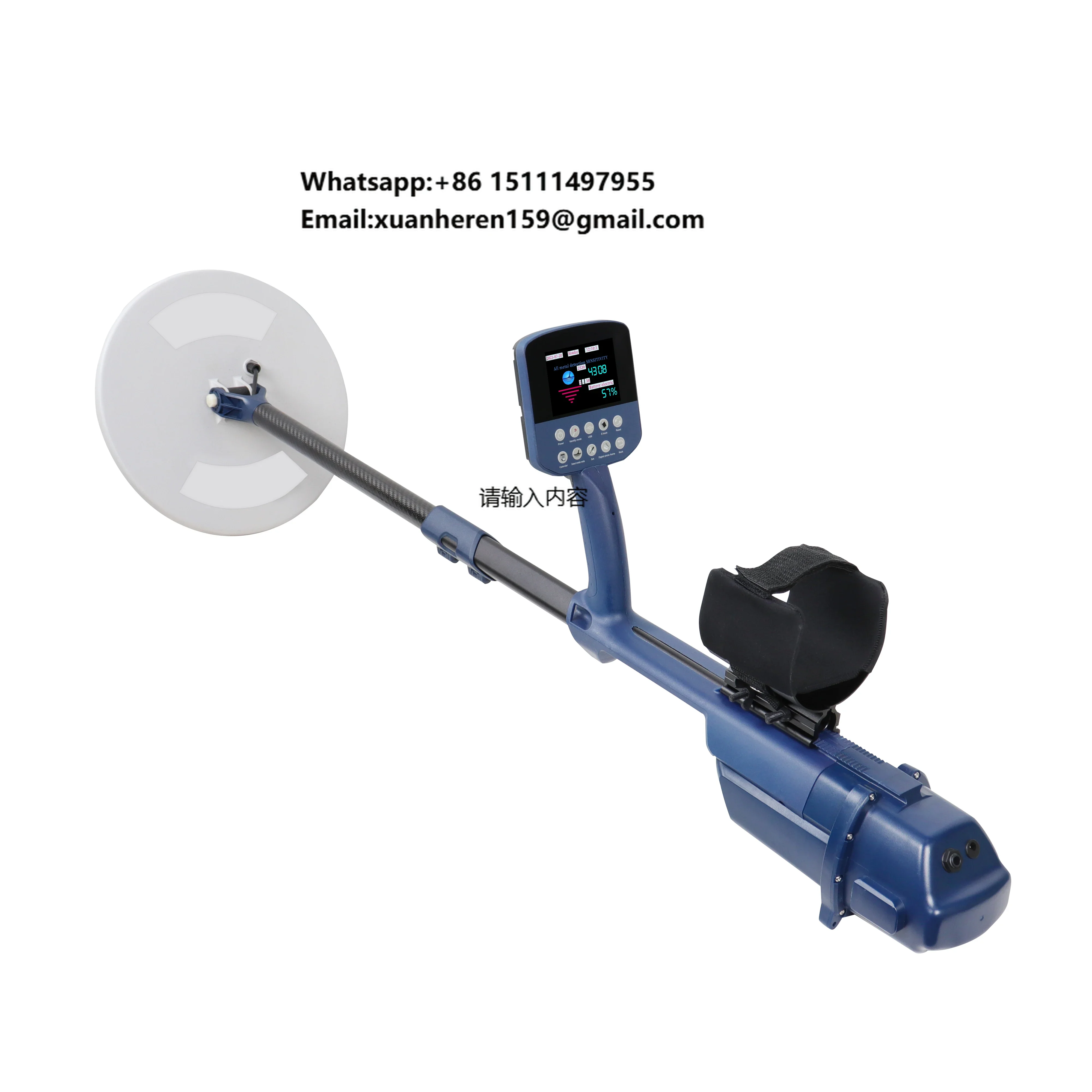 New Arrival MCD7000 High Sensitivity Underground Gold Metal Detector MCD-7000 9.6KHZ Treasure Hunter