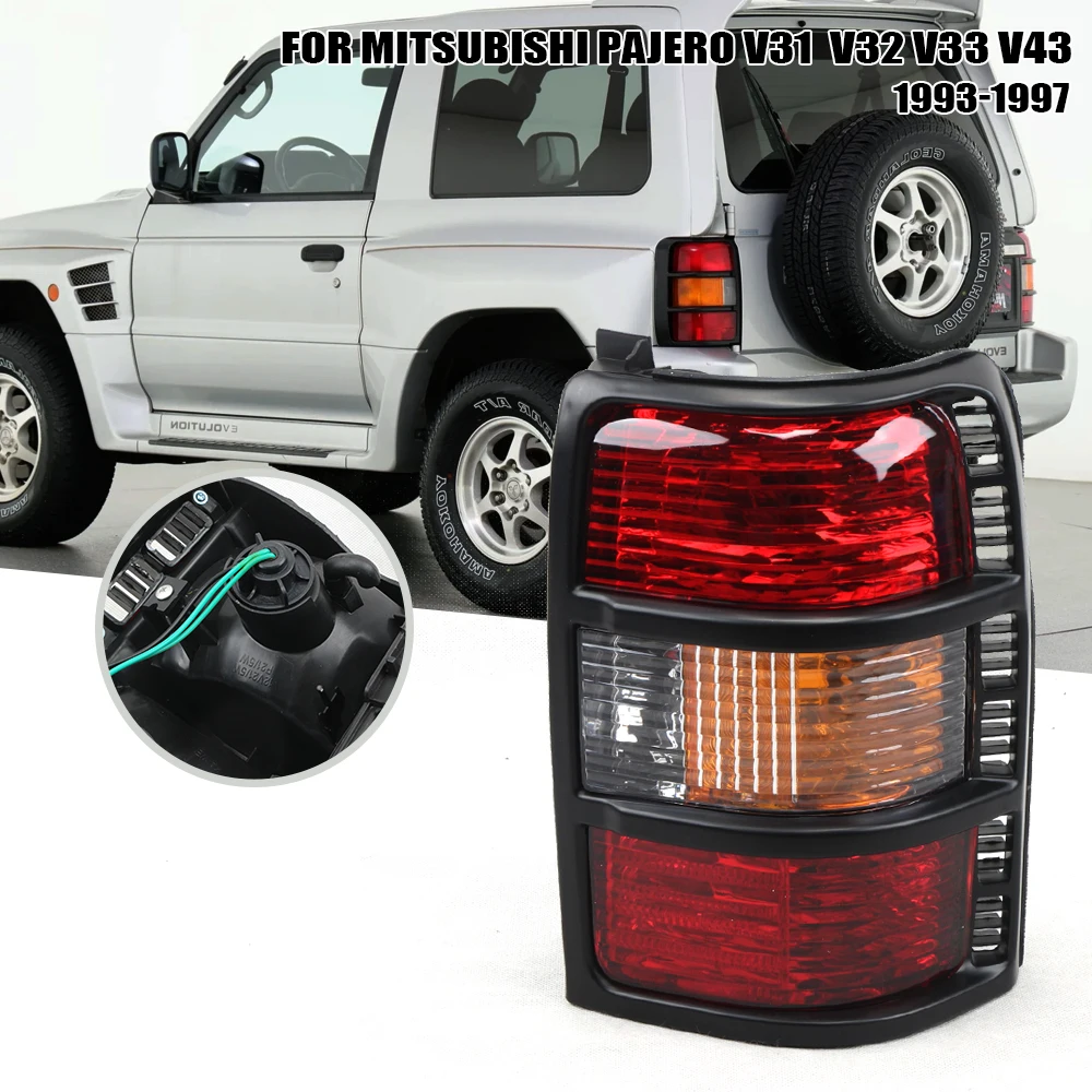 

Left/Right Side Tail Lamp For Mitsubishi Pajero V31 V32 V33 V43 1993 1994 1995 1997 1997 Rear Tail Light Brake Lamp with