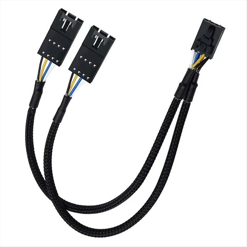 4 Pin Male To Female Fan RGB Splitter Cable For Corsair RGB HUB, Lighting Node Core And ICUE Commander CORE XT