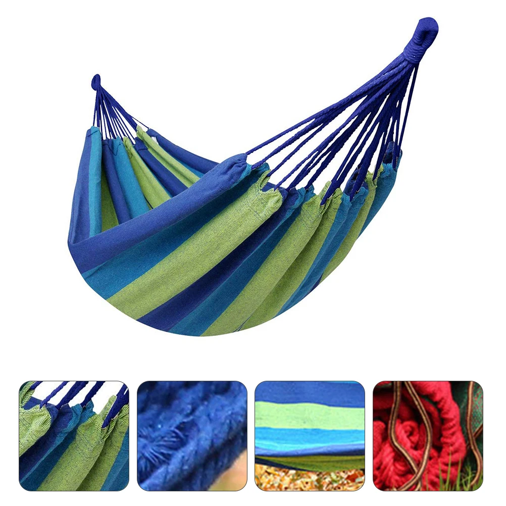 

Two-person Hammock Portable Camping Hammocks for outside Indoor Chaise Longue Hanging