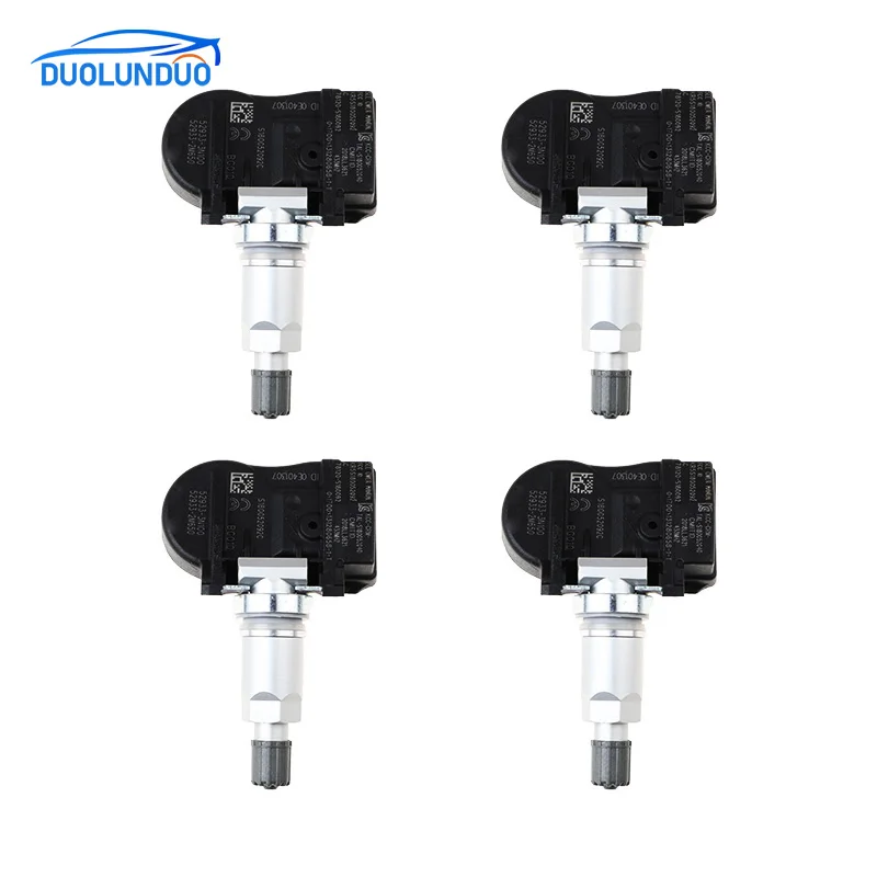 

New 4pcs 52933-2M650 TPMS Tire Pressure Sensor 433MHZ For Hyundai Kia Carens 529333N100 52933A5100 Car accessories 529332M650