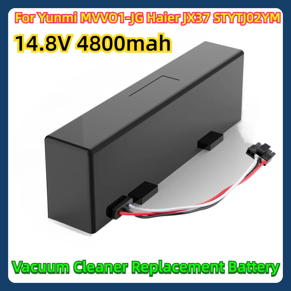 

For Yunmi MVVO1-JG Haier JX37 STYTJ02YM 14.8V 4800mah Xiaomi Mop Pro Robot Vacuum Cleaner Replacement Battery