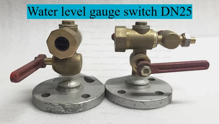 

1PCS All-Copper Flange Cock Thickened Water Level Gauge Switch DN25 Liquid Level Gauge Valve Boiler Plug 1inch
