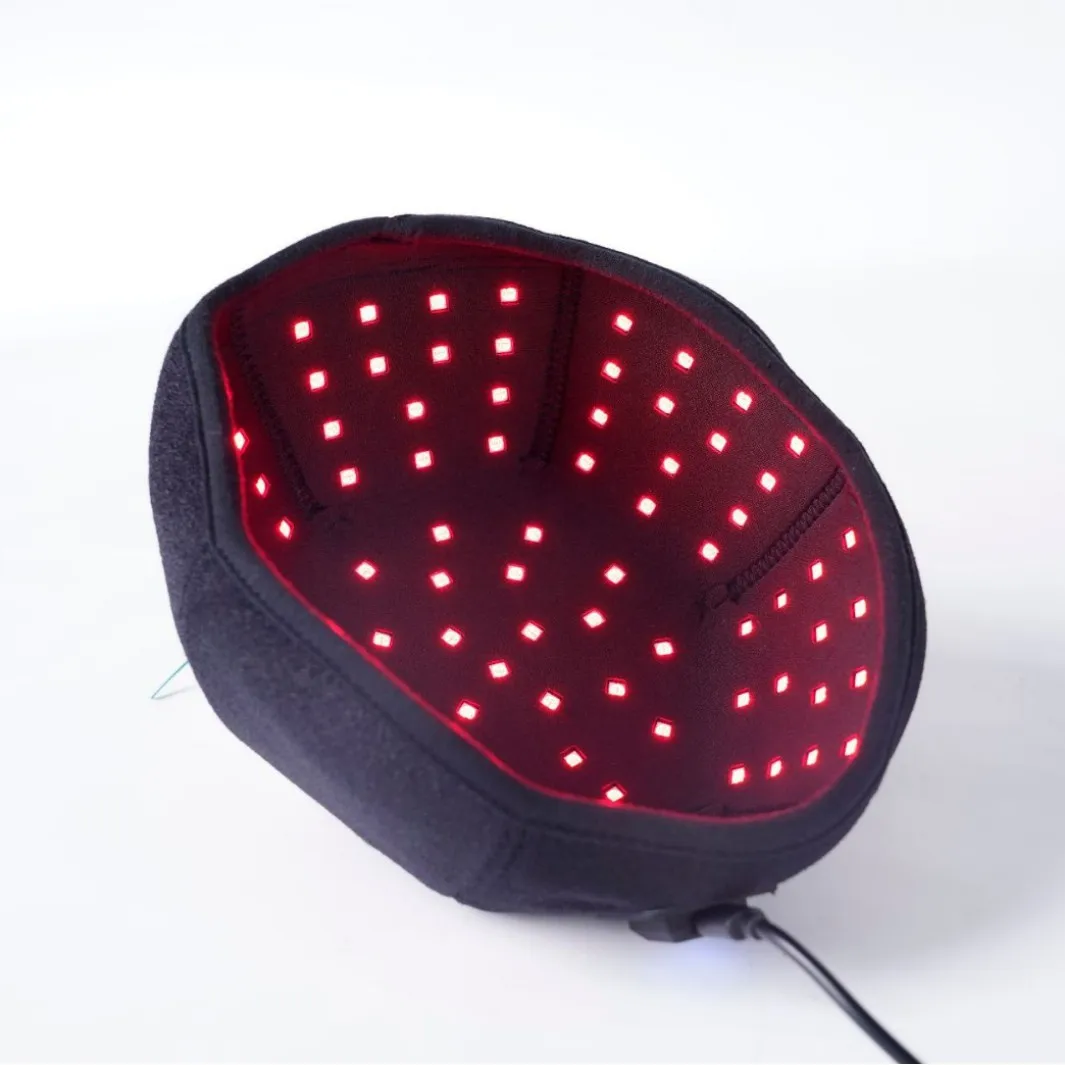 

Laser Red Light Therapy Cap 660nm 850nm Red Near Infrared Hair Regrowth Hat Hair Loss Treatment Helmet Scalp Massager