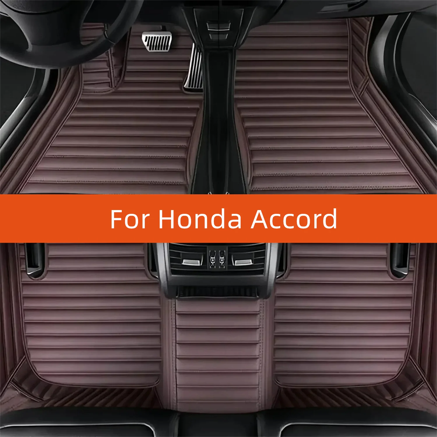 

Custom Leather Car Floor Mat For Honda Accord 2023 2024 2025 2026 2027 Multicolor Car Mat Interior Accessories
