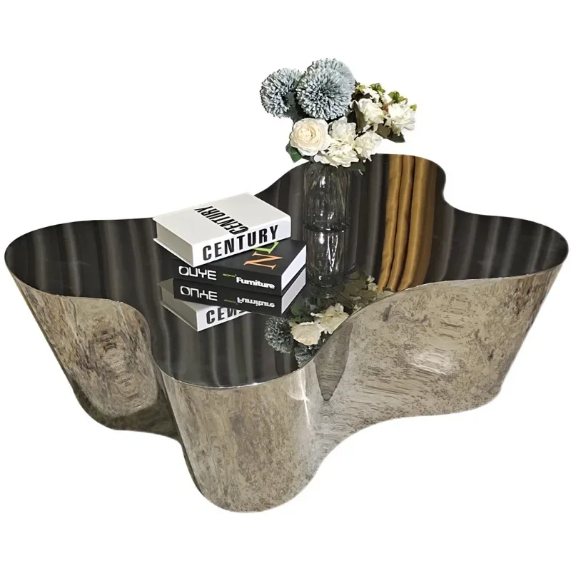 طاولة قهوة غير منتظمة، طاولة قهوة في منطقة استقبال ردهة الفندق، طاولة شاي للتفاوض #1