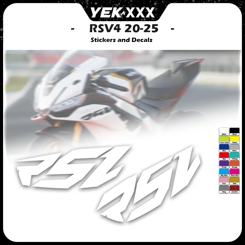 Autocollant de carénage à ailes, drapeaux de conception creuse pour ailes, pour Aprilia RSV4 1100 X Trenta X EX3MA 1000 2020 – 2025