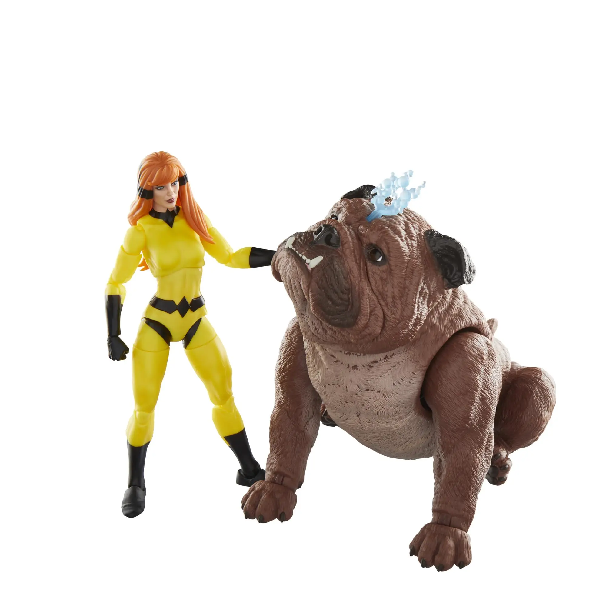 Marvel Legends Series Crystal and Lockjaw, Deluxe Comics Collectible 6-Inch Action Figures Collectible Figures Toys Gifts