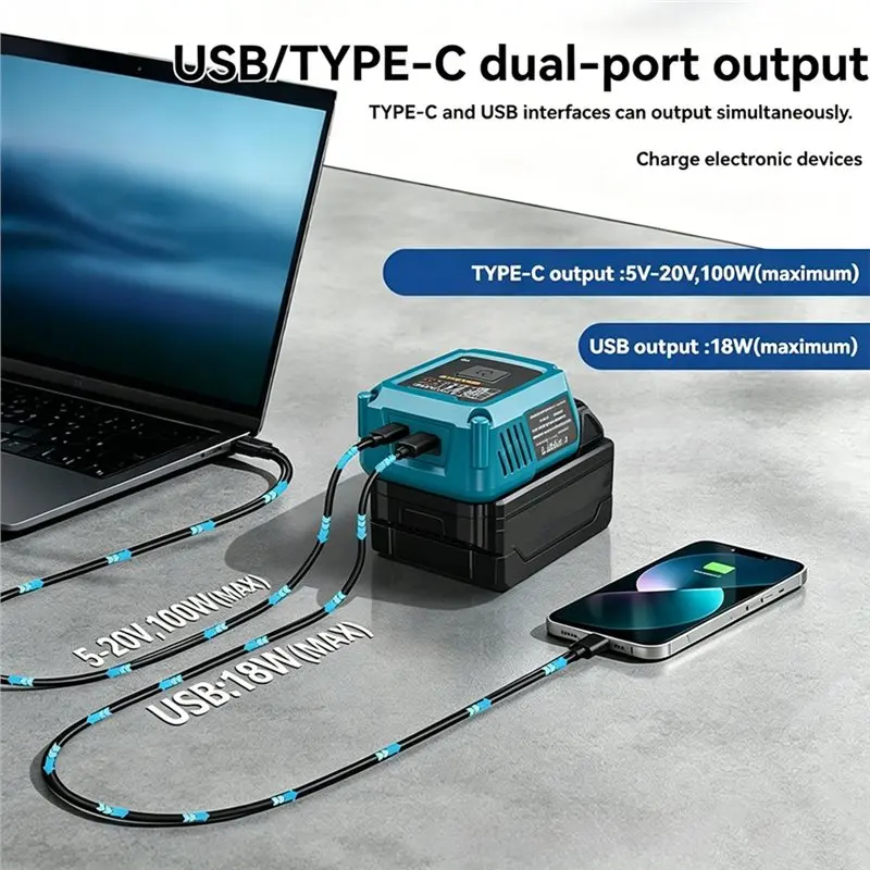 ABGI Replacement Battery for 14.4-20V, Portable Compact for Lithium- Power Tool Battery